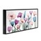 Stupell Industries Modern Translucent Pastel Tulips Framed Giclee Art